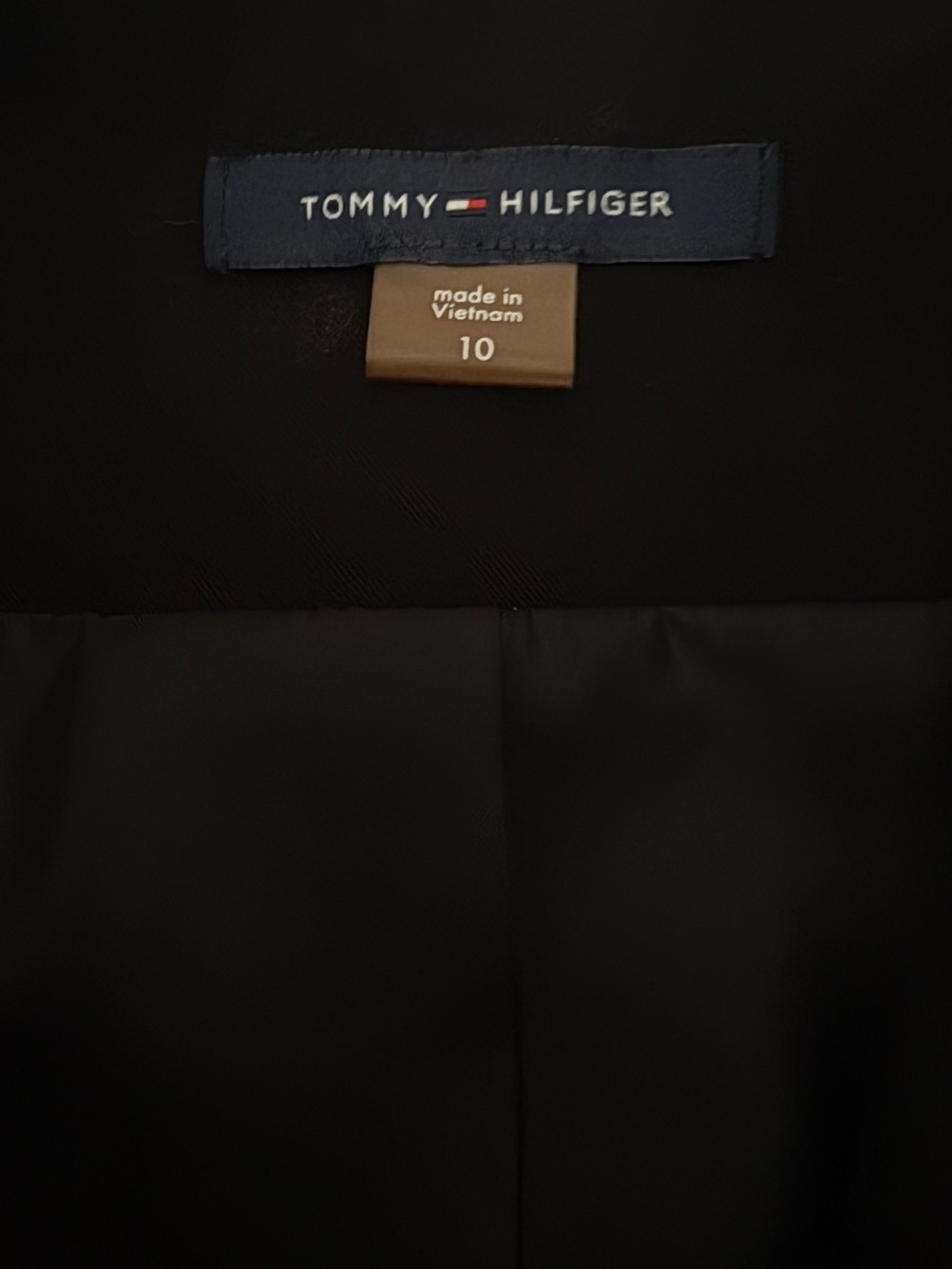 Tommy Hilfiger Black Two-Button Blazer Jacket Classic Tailored - Picture 3 of 8